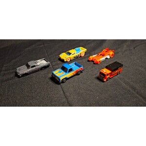 Lot of 5 - Hot Wheels-Yat Ming '80 Chevy Pickup-Micro Machines Fire Truck